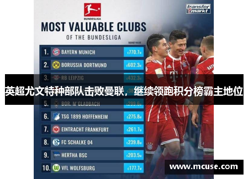 英超尤文特种部队击败曼联，继续领跑积分榜霸主地位